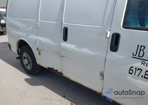 2013 Chevrolet Express 2500 Work Van из США, поврежденный, VIN 1GCWGFBG9D1192280